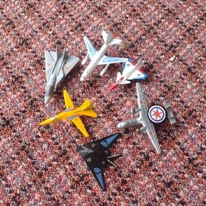Assorted Colorful Toy Metal Airplane Collection -6